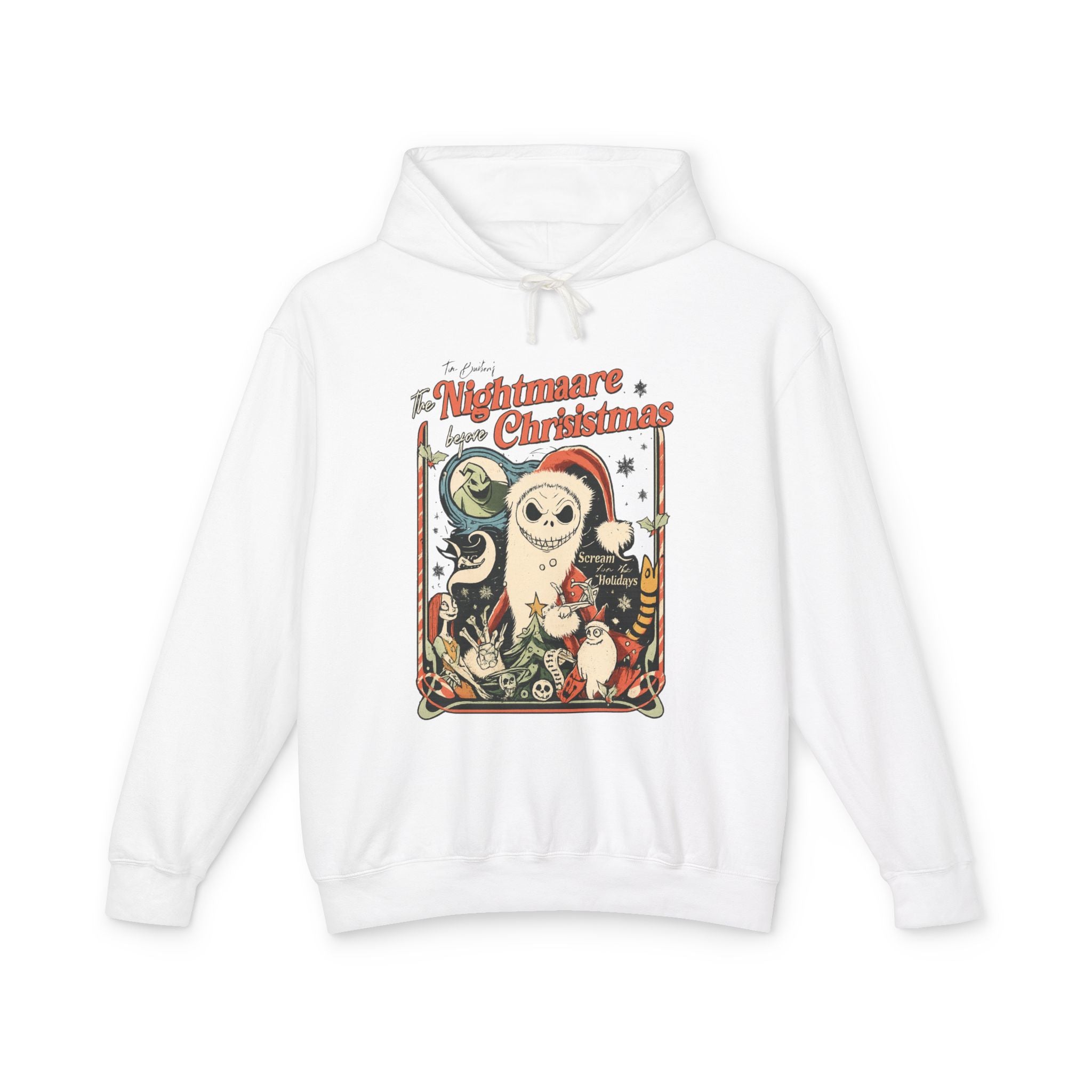 Nightmare Before Christmas Hoodie – Vintage Jack Skellington Holiday Sweatshirt