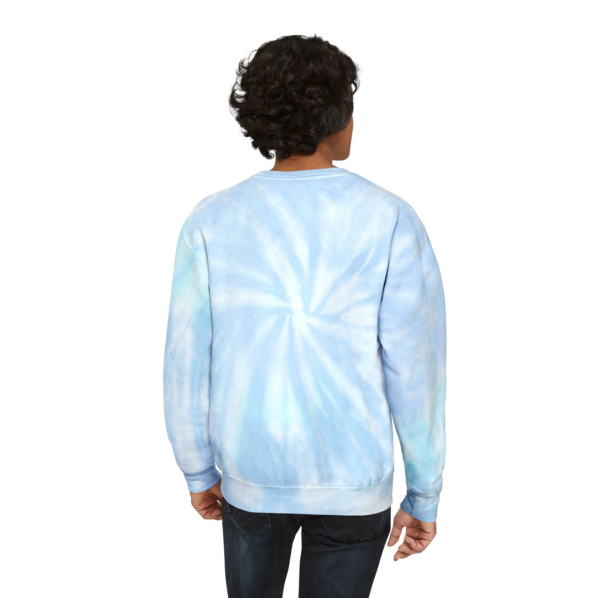 Unisex Spooky Chicks Tie-Dye Sweatshirt | Halloween, Cozy, Gift, Fall Fashion, Trendy Sweatshirt