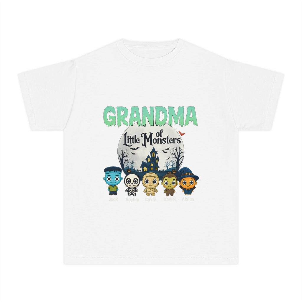 Halloween Grandma T-Shirt – Cute Little Monsters Custom Names