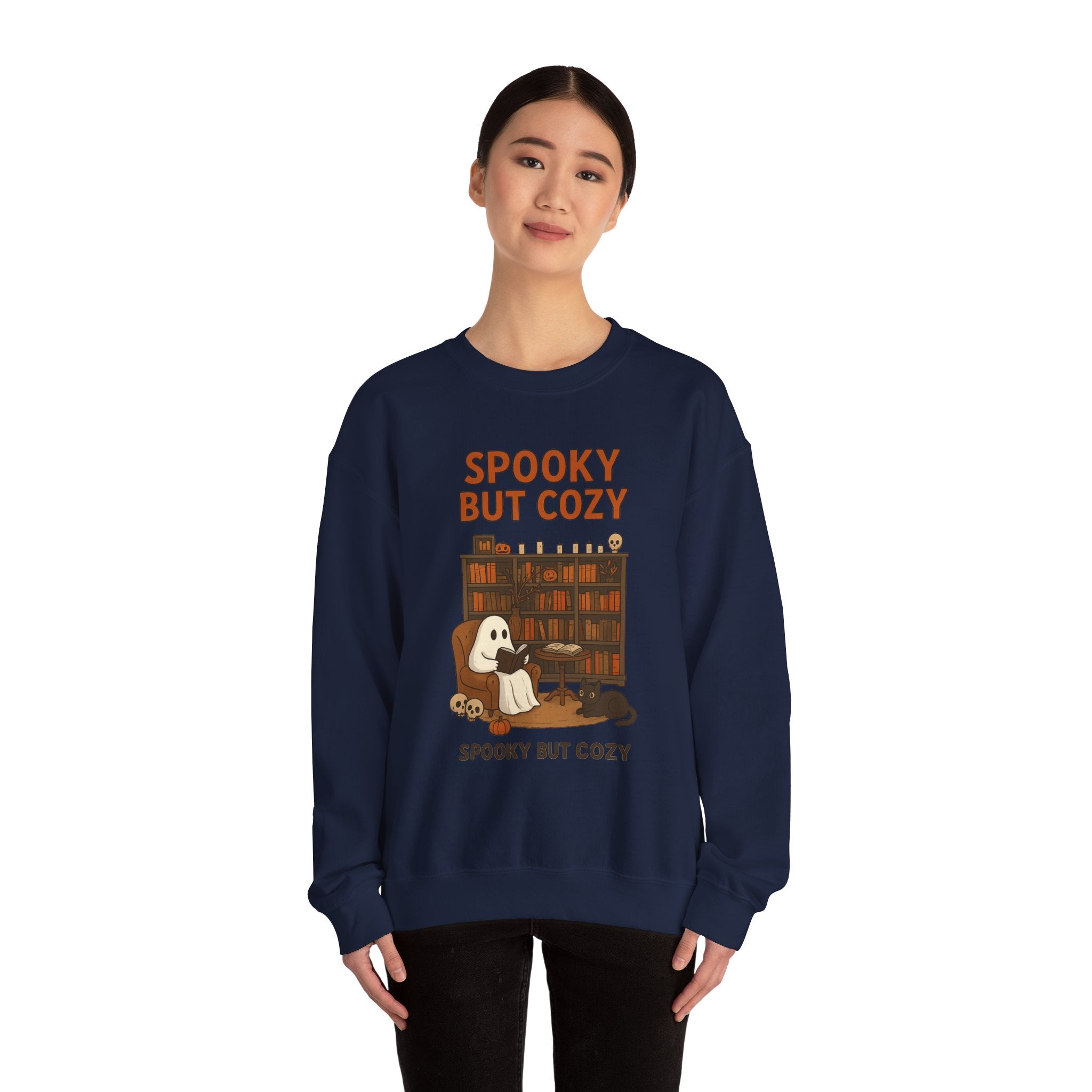 Cozy Ghost Kids Sweatshirt – Cute Halloween Fall Outfit