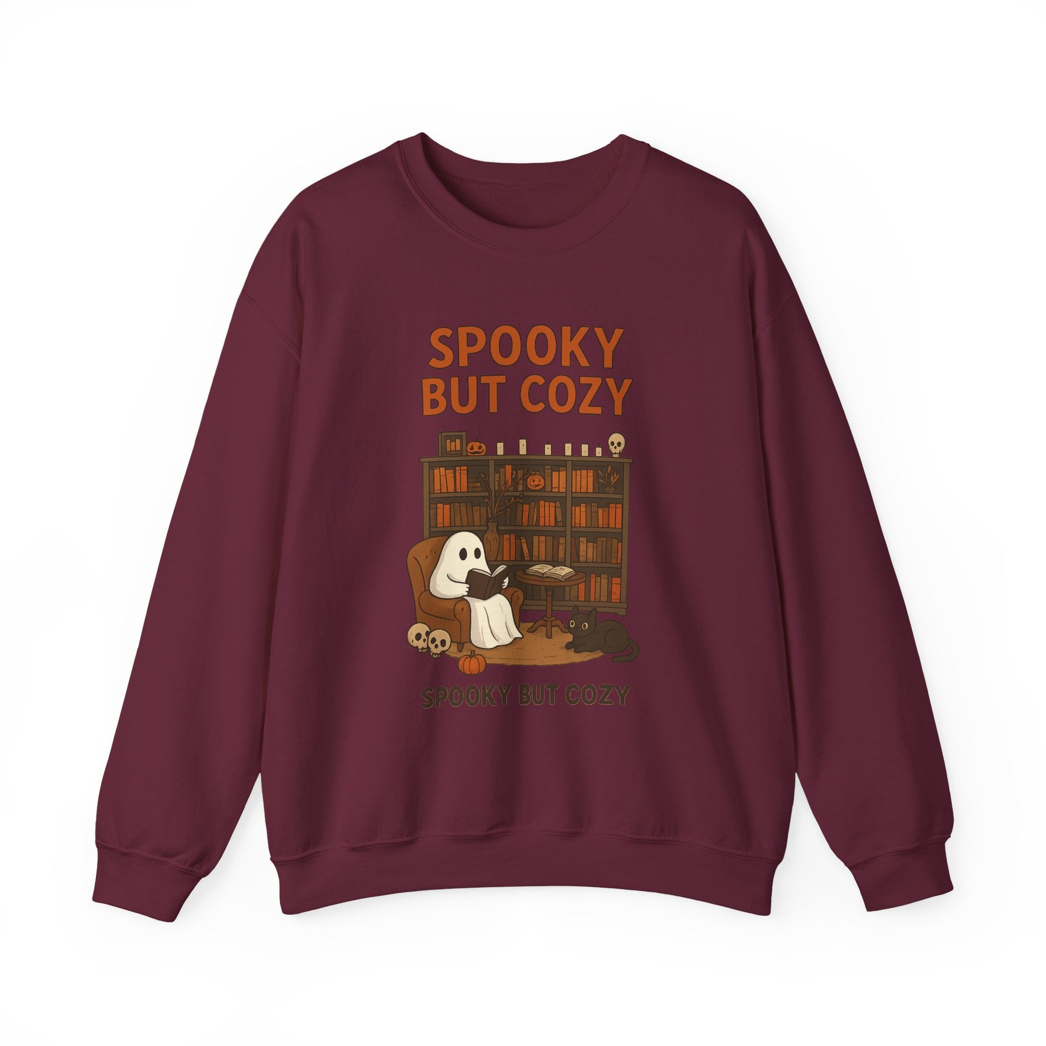 Cozy Ghost Kids Sweatshirt – Cute Halloween Fall Outfit