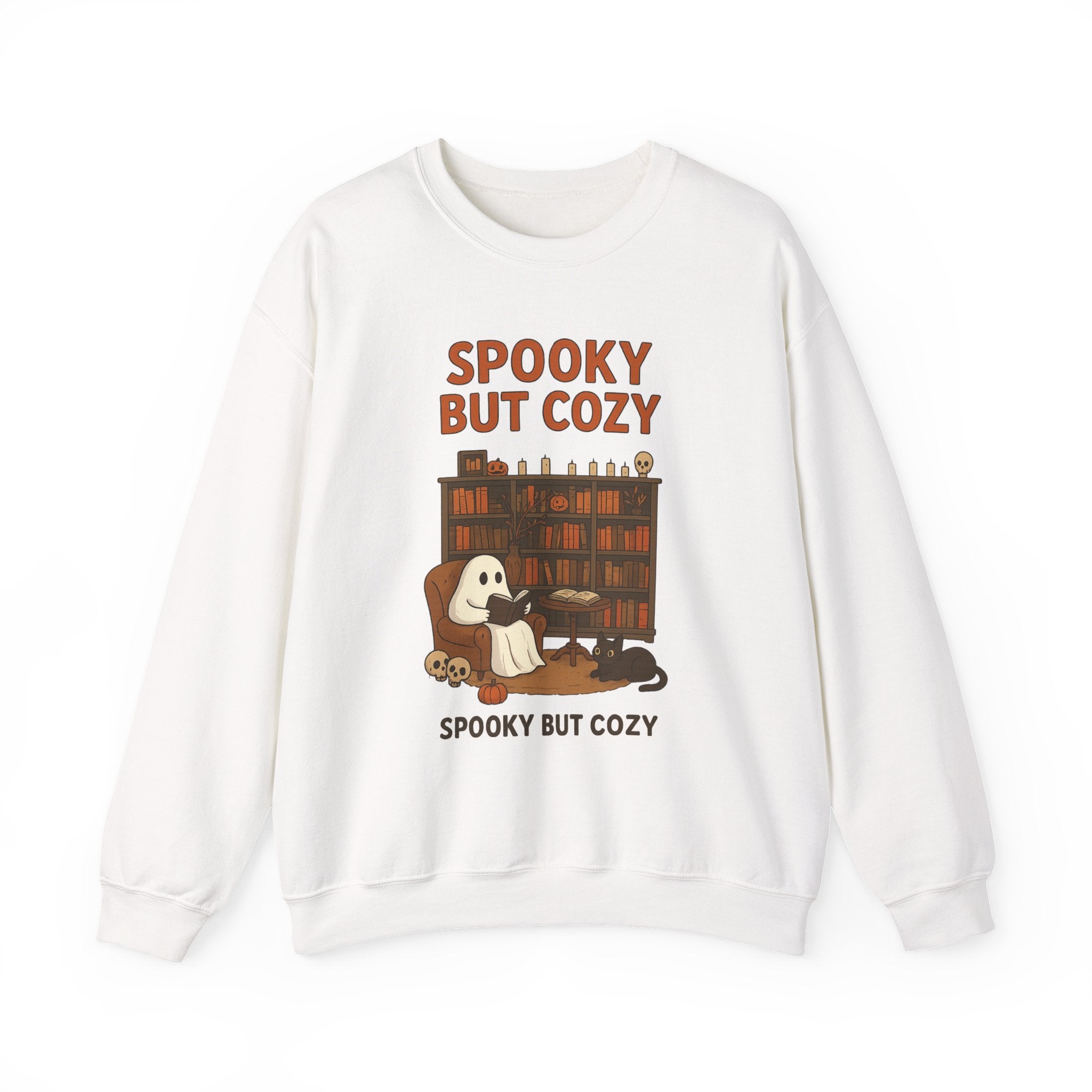 Cozy Ghost Kids Sweatshirt – Cute Halloween Fall Outfit