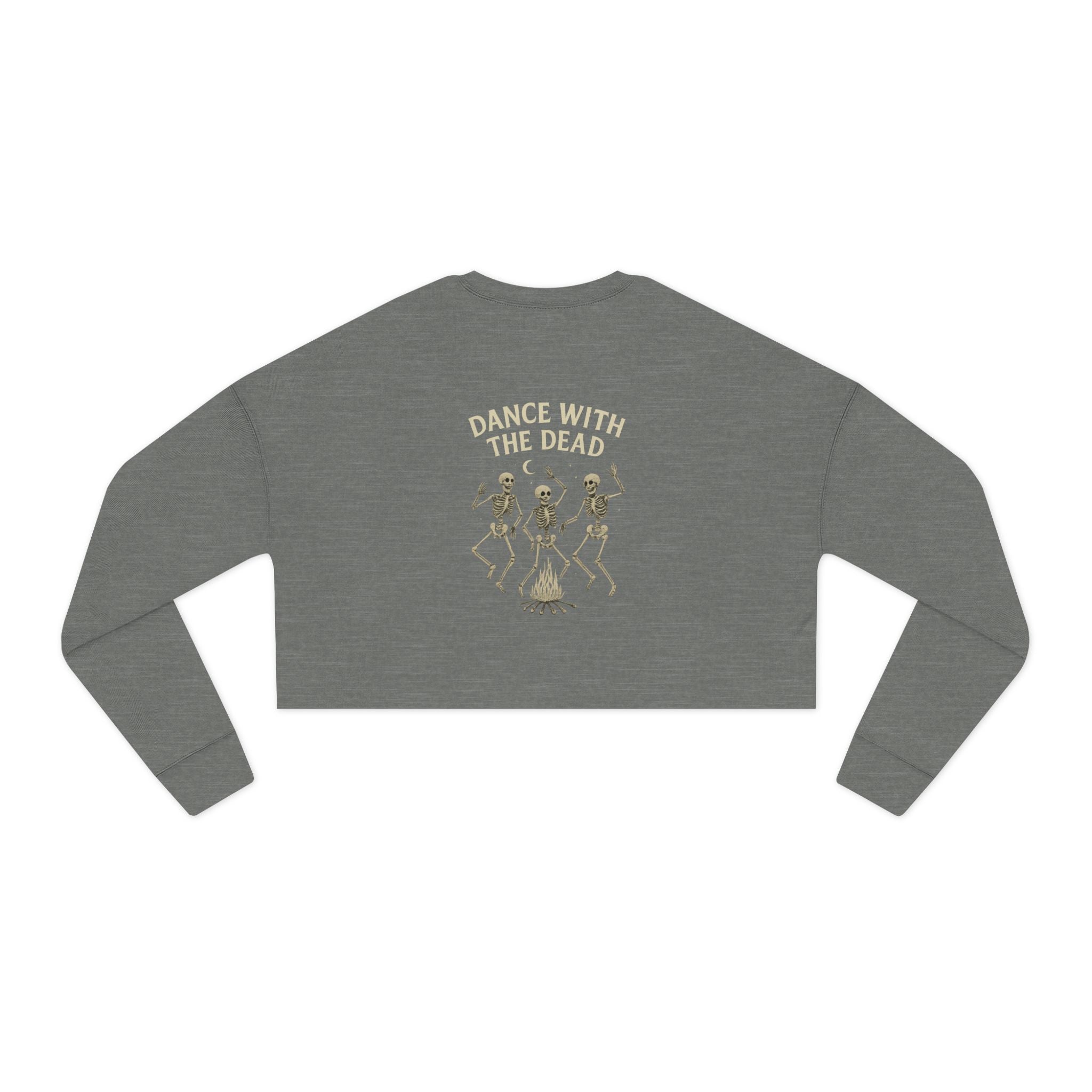 Spooky Skeleton Dance Cropped Sweatshirt