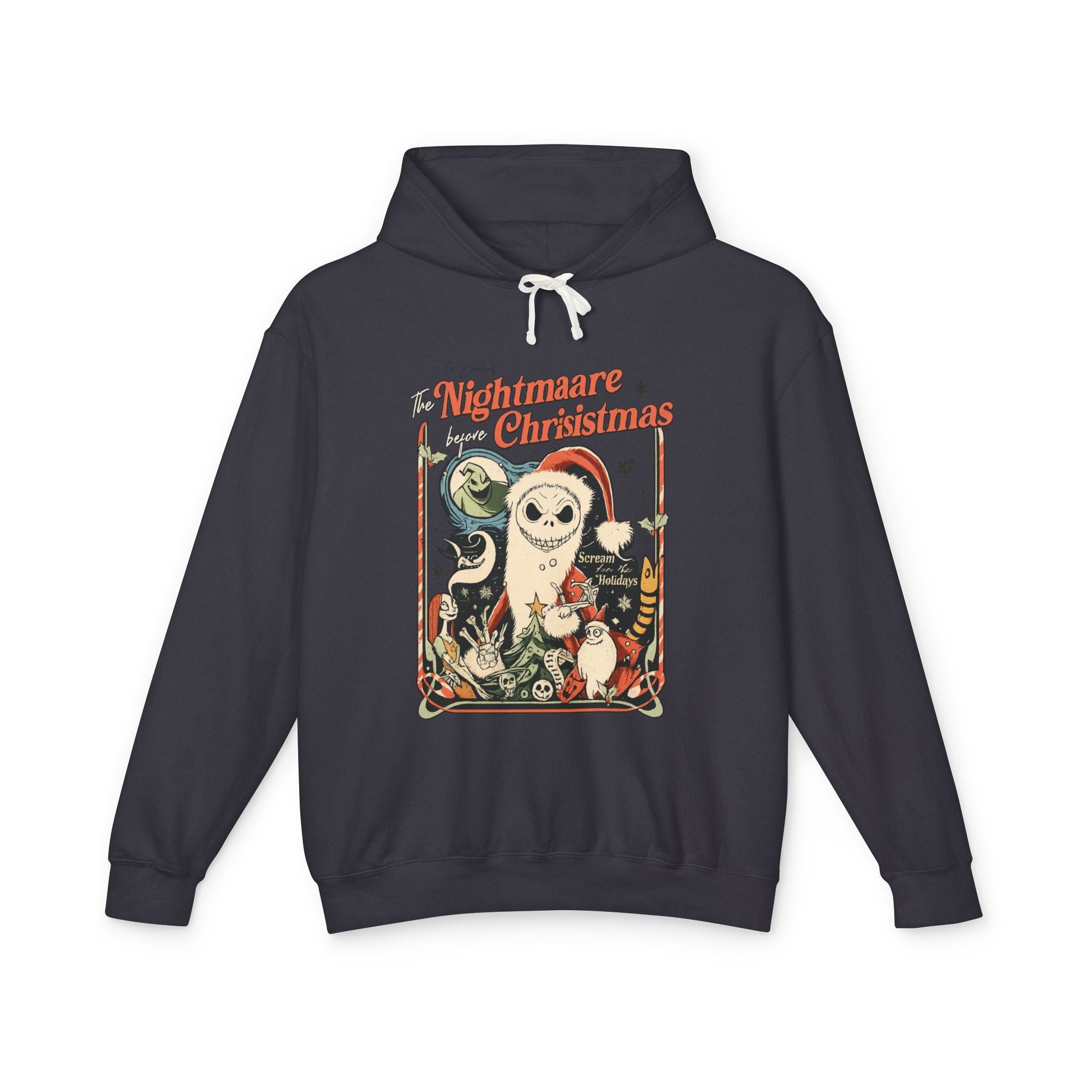 Nightmare Before Christmas Hoodie – Vintage Jack Skellington Holiday Sweatshirt