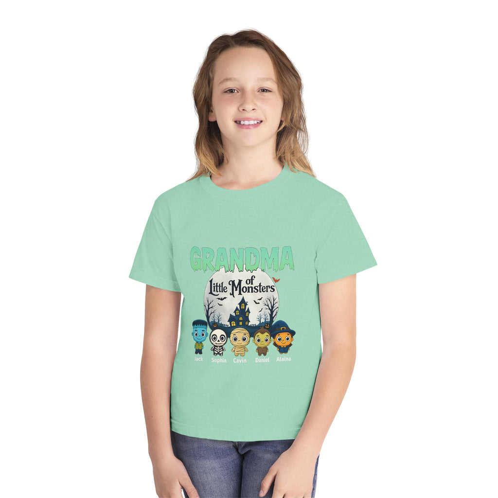 Halloween Grandma T-Shirt – Cute Little Monsters Custom Names