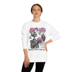 God's Will Sweatshirt, Unisex Crew Neck, Dance with the Dead, Halloween Apparel, Spooky Season Style, Casual Streetwear