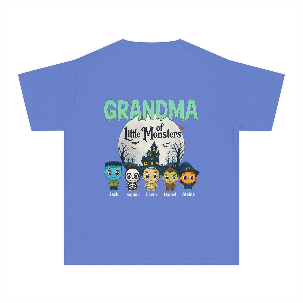 Halloween Grandma T-Shirt – Cute Little Monsters Custom Names