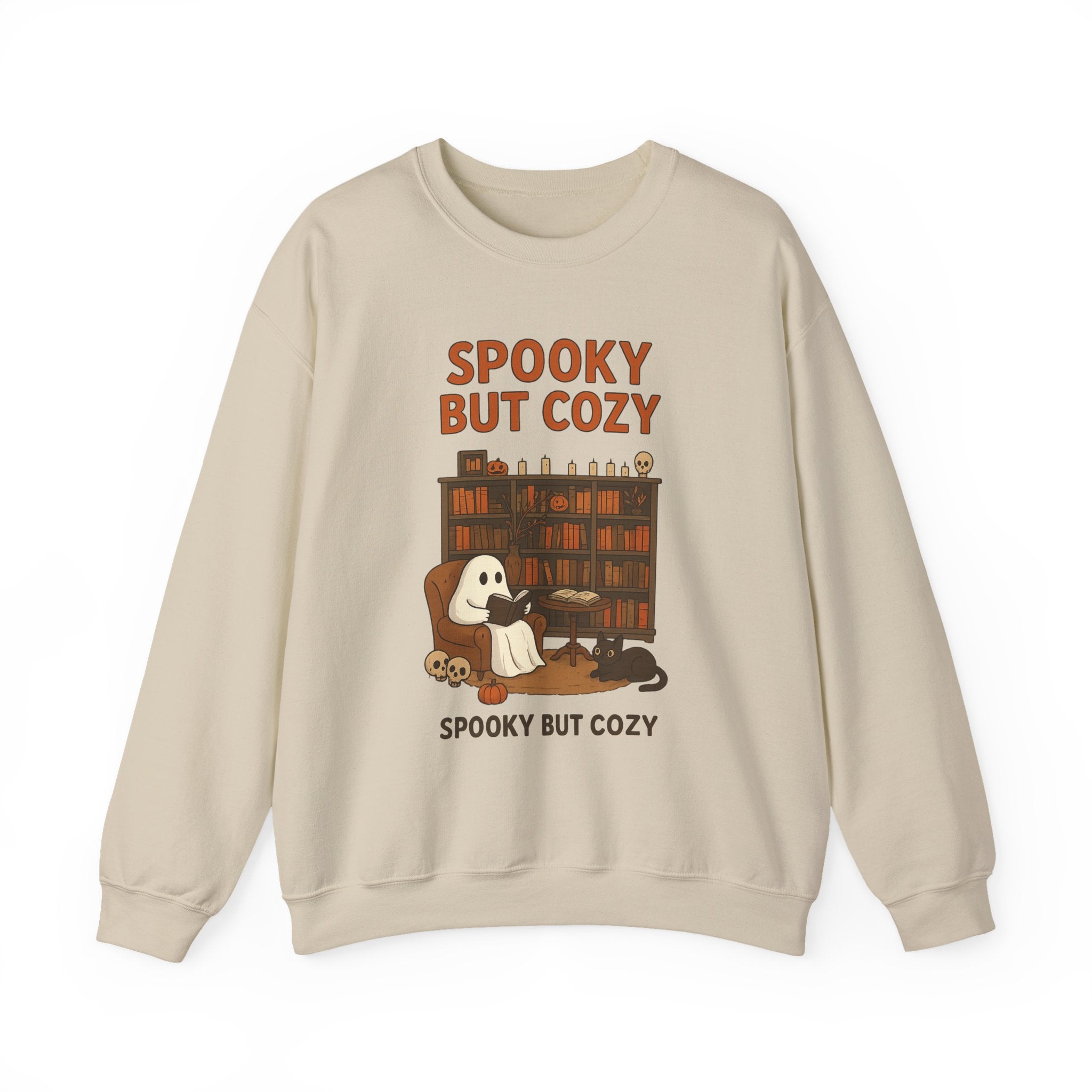 Cozy Ghost Kids Sweatshirt – Cute Halloween Fall Outfit