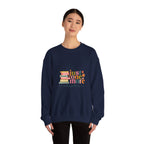 Crewneck Sweatshirt — "Just One More Chapter" Cozy Book Lover Pullover