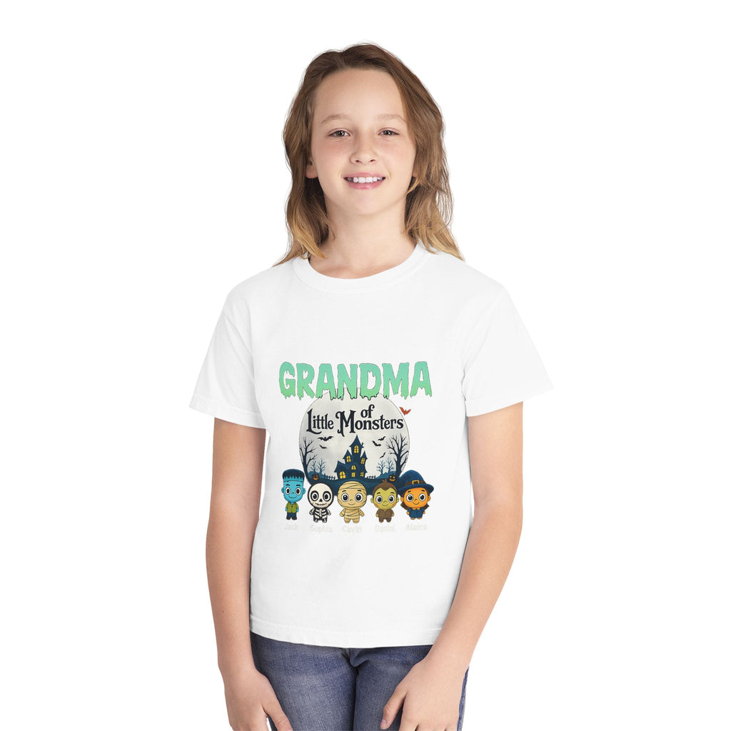 Halloween Grandma T-Shirt – Cute Little Monsters Custom Names